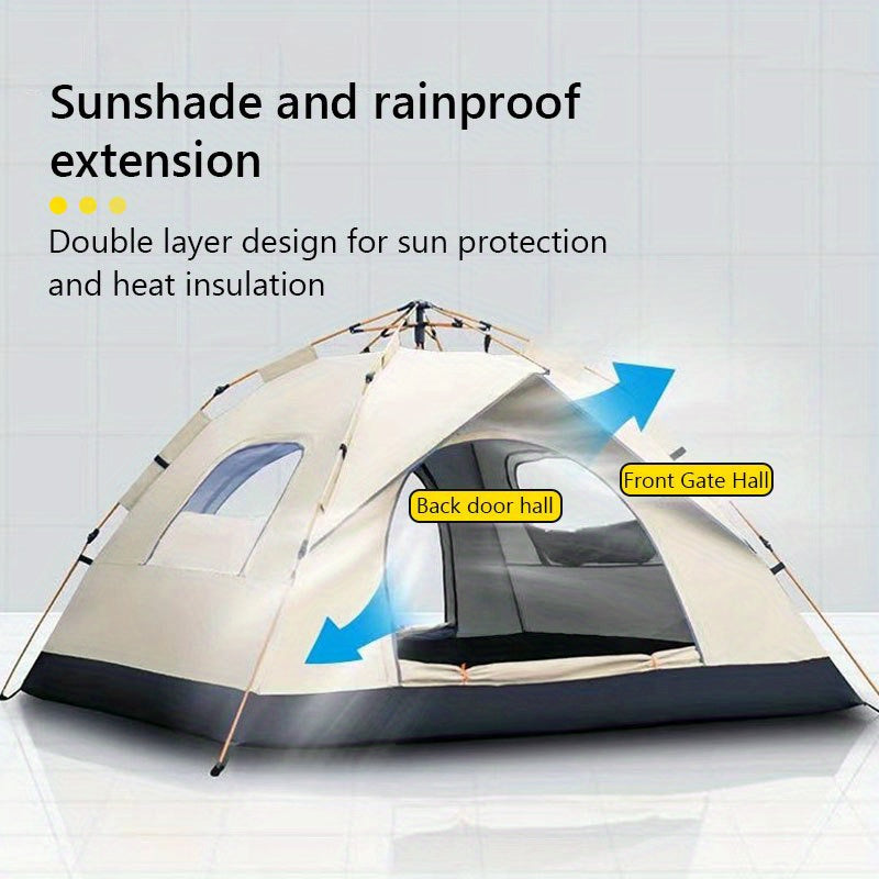 Automatic Pop-up Tent with Fiberglass Poles