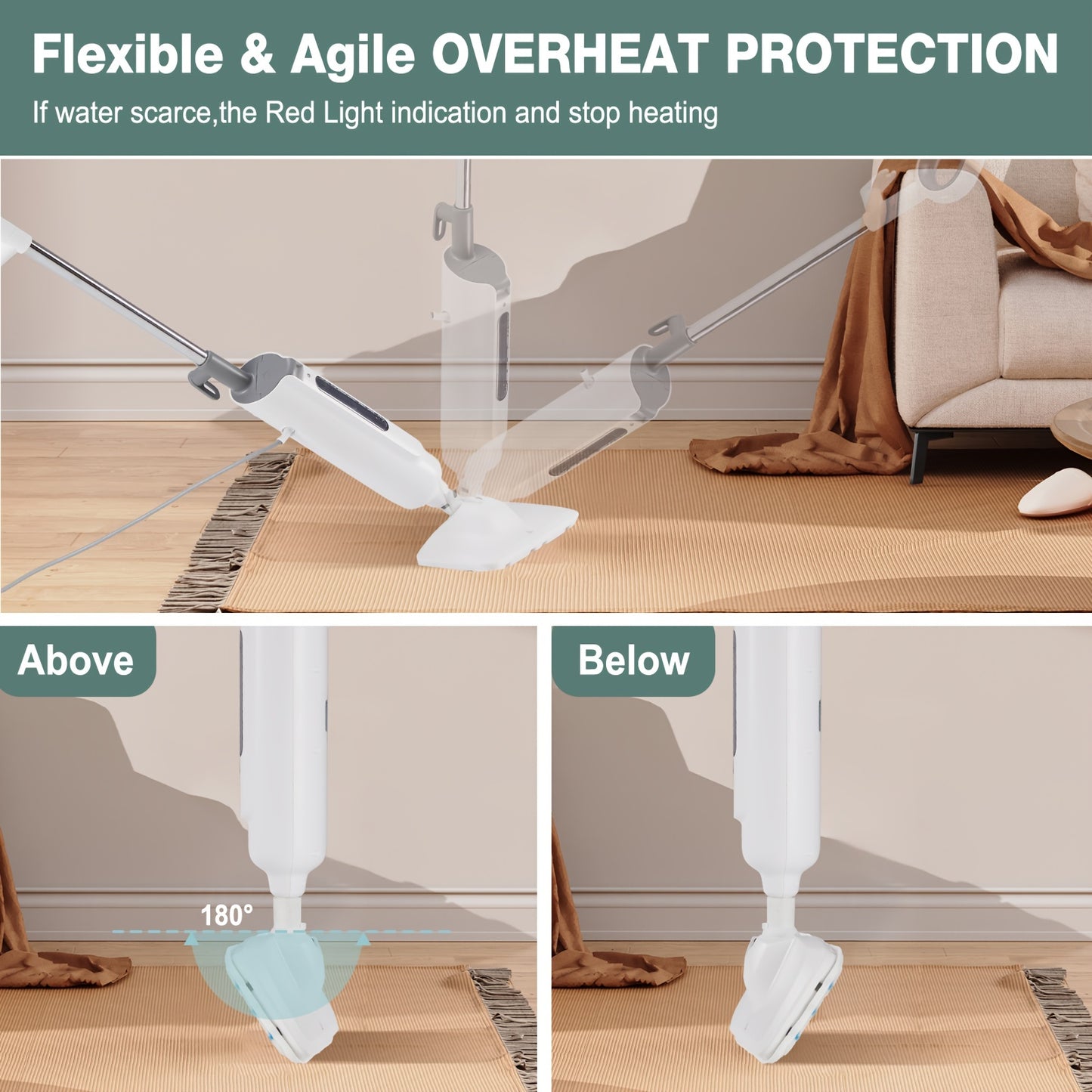 Hardwood Floor Mop Steamer