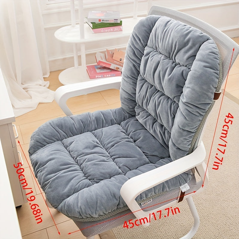 Glam Style Thick Chair Cushion Sofa Comfort Seat Pad with Lumbar Support