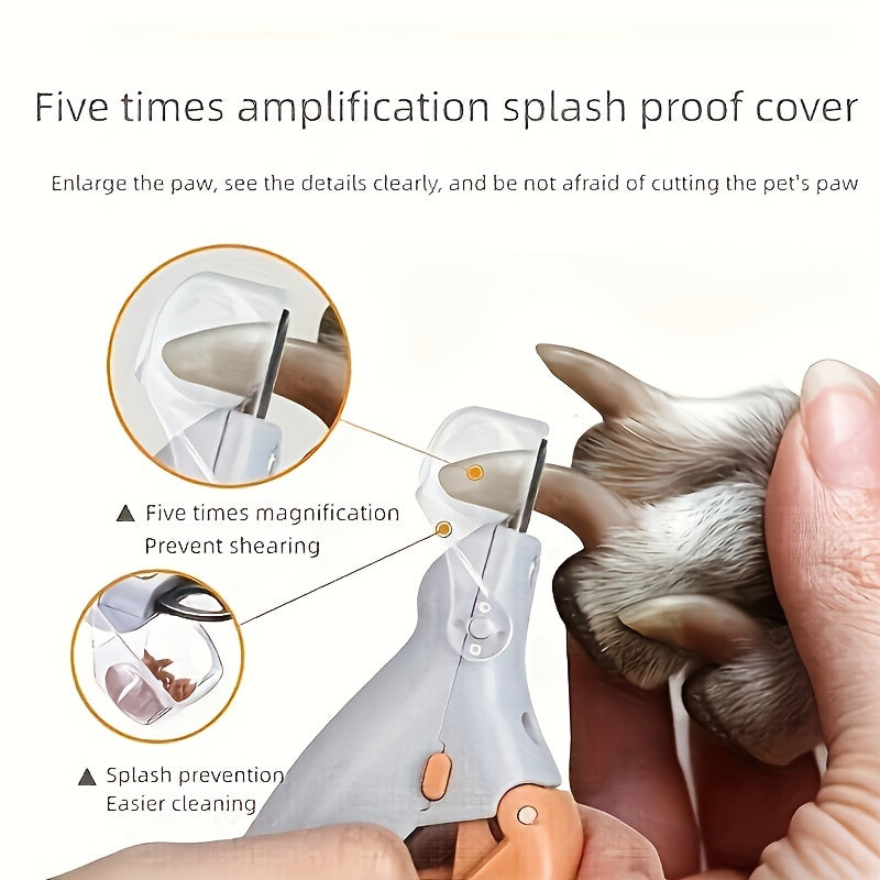 LED Light Pet Nail Clipper - Perfect For Trimming Cat And Dog Nails