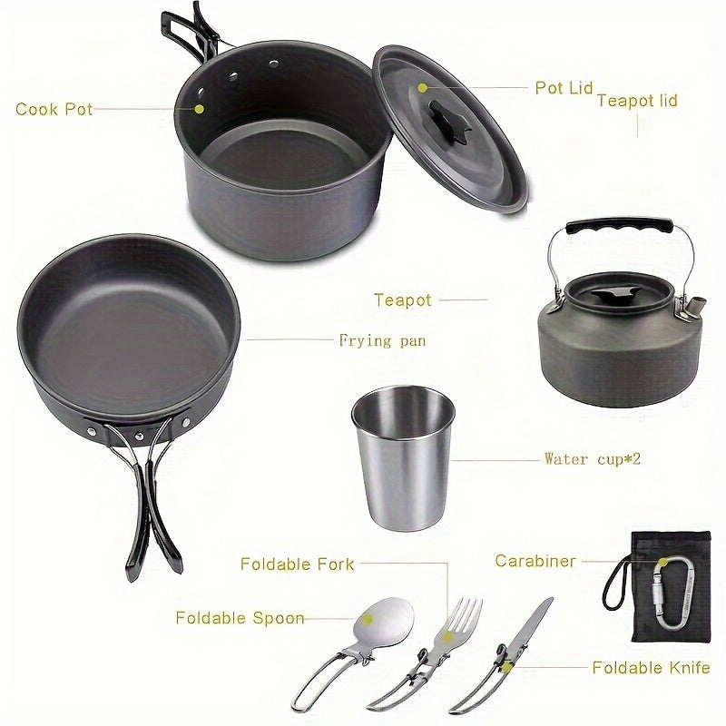 Aluminum Alloy Camping Cookware Set