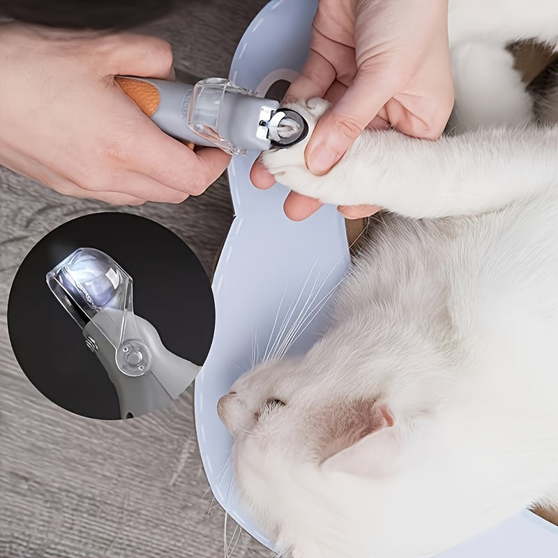LED Light Pet Nail Clipper - Perfect For Trimming Cat And Dog Nails