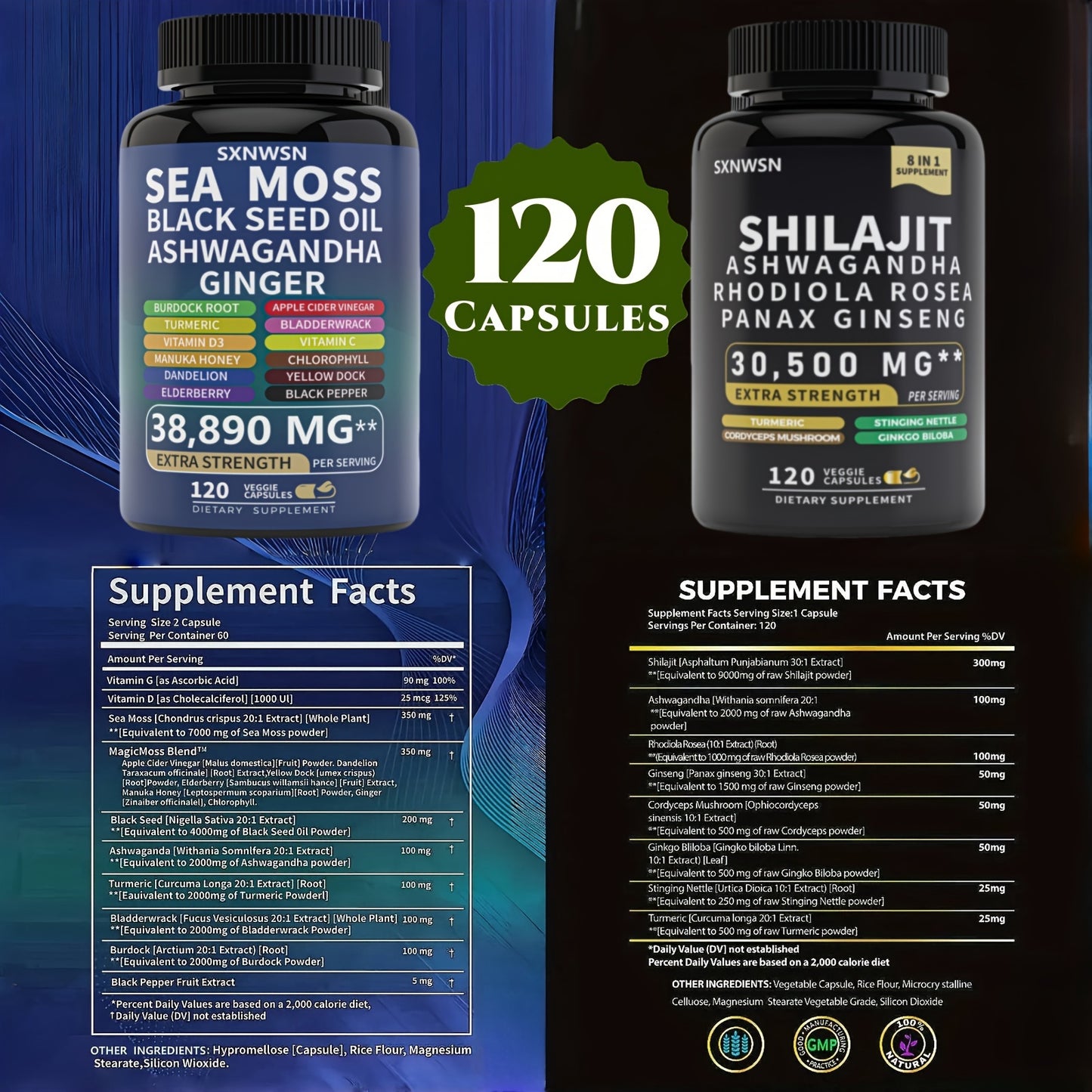 2btls 240 Capsules Dietary Supplements