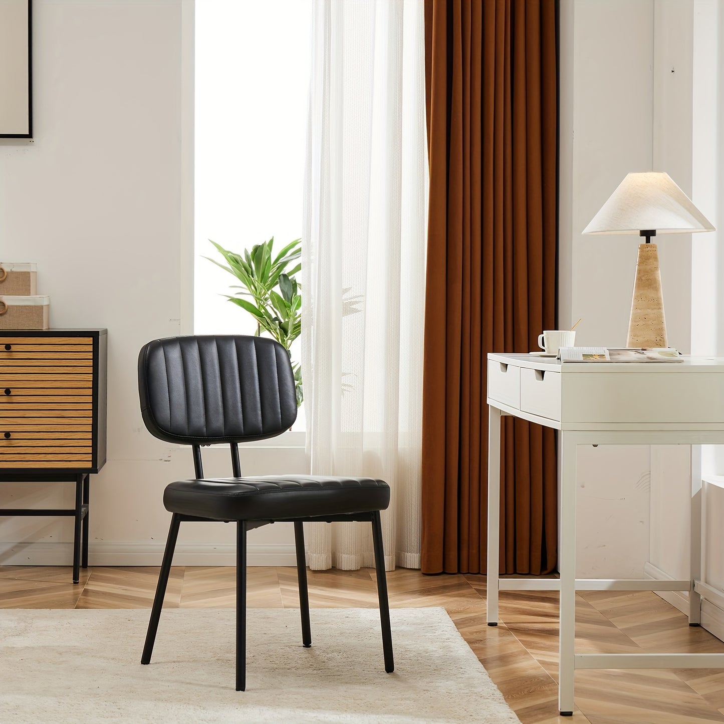Standing Full Body Mirror - Sturdy Aluminum Alloy Frame,