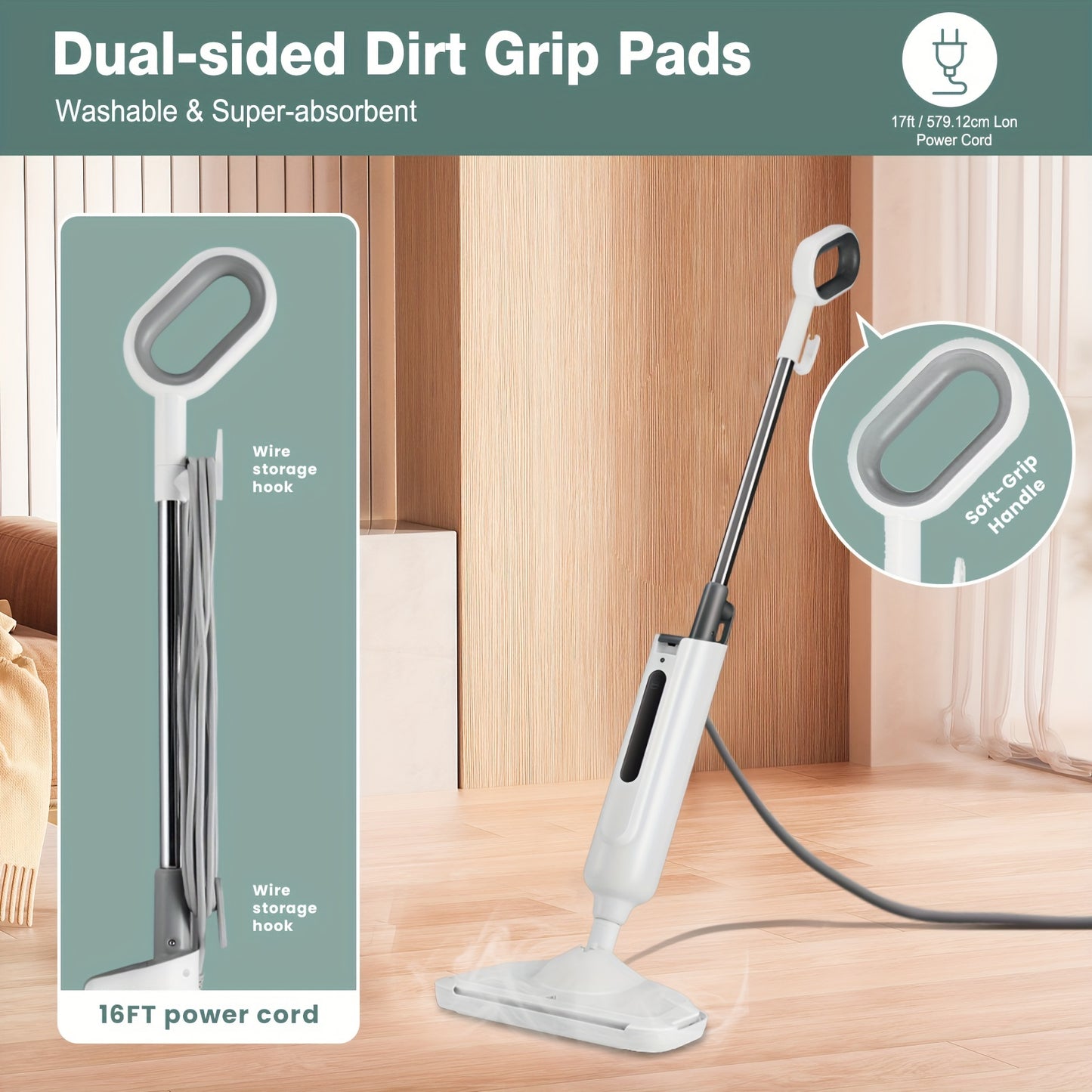 Hardwood Floor Mop Steamer