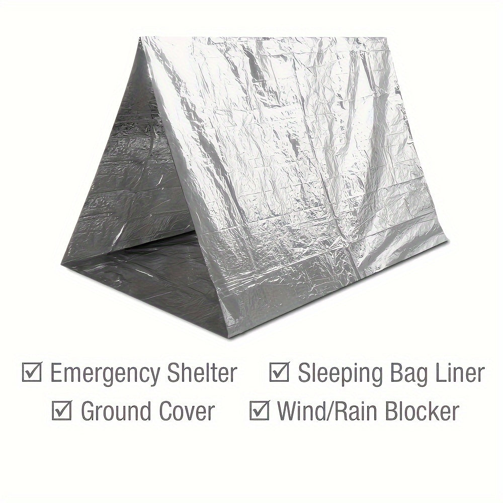 10pc Emergency Mylar Thermal Blankets - 52"x82"