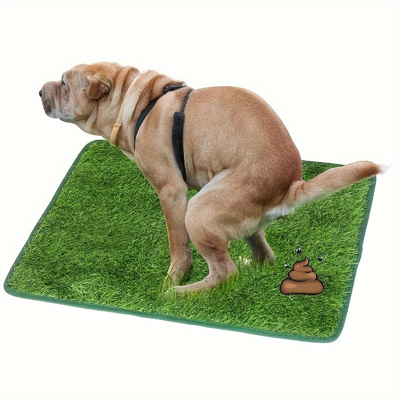 Ultimate Washable Pet Grass Mat - Reusable, Odor-Control