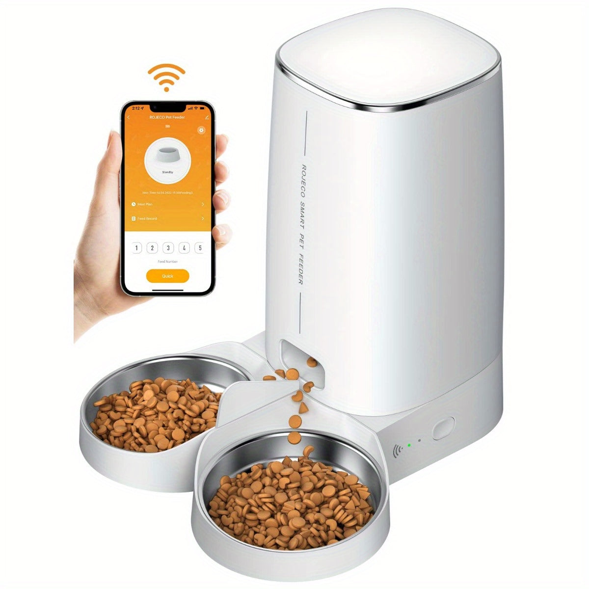 ROJECO Automatic Pet Feeder