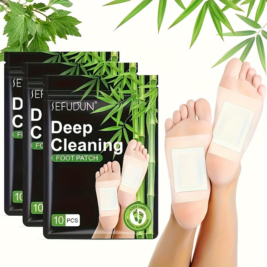 90pcs Bamboo Vinegar Deep Cleansing Foot Patches,