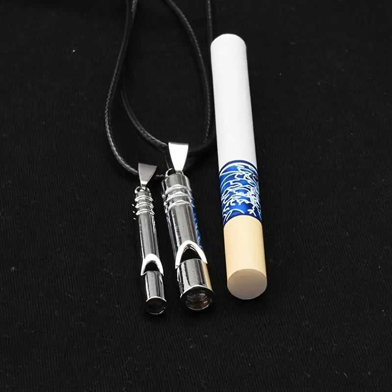 2pcs Titanium Alloy Emergency Whistles