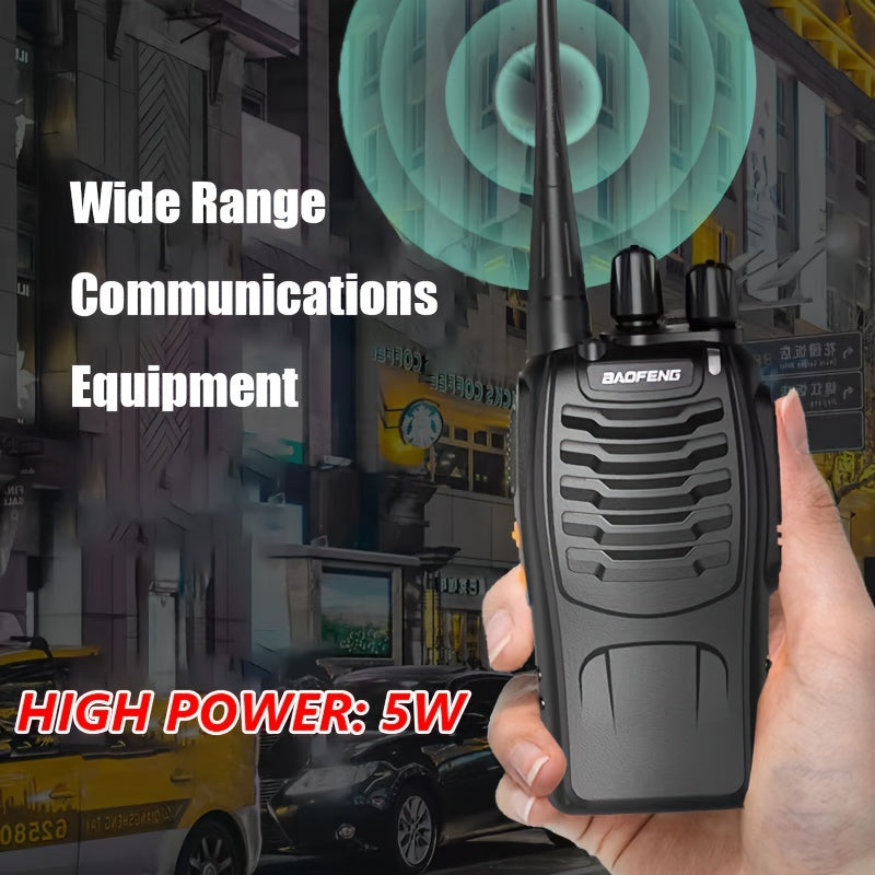 4pcs Walkie Talkie, 4 Pack Portable 2 Way Radios