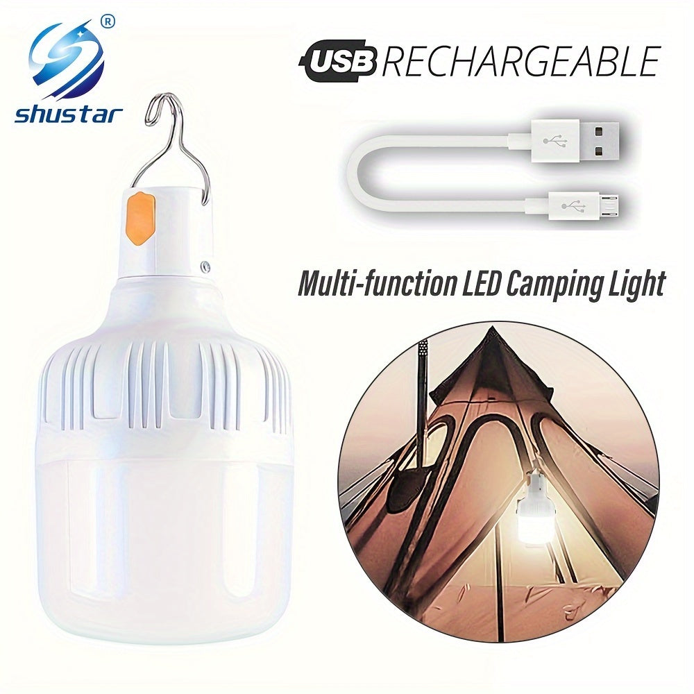 Super-Bright USB Rechargeable Camping Flashlight