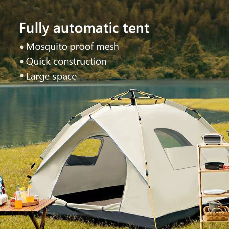 Automatic Pop-up Tent with Fiberglass Poles