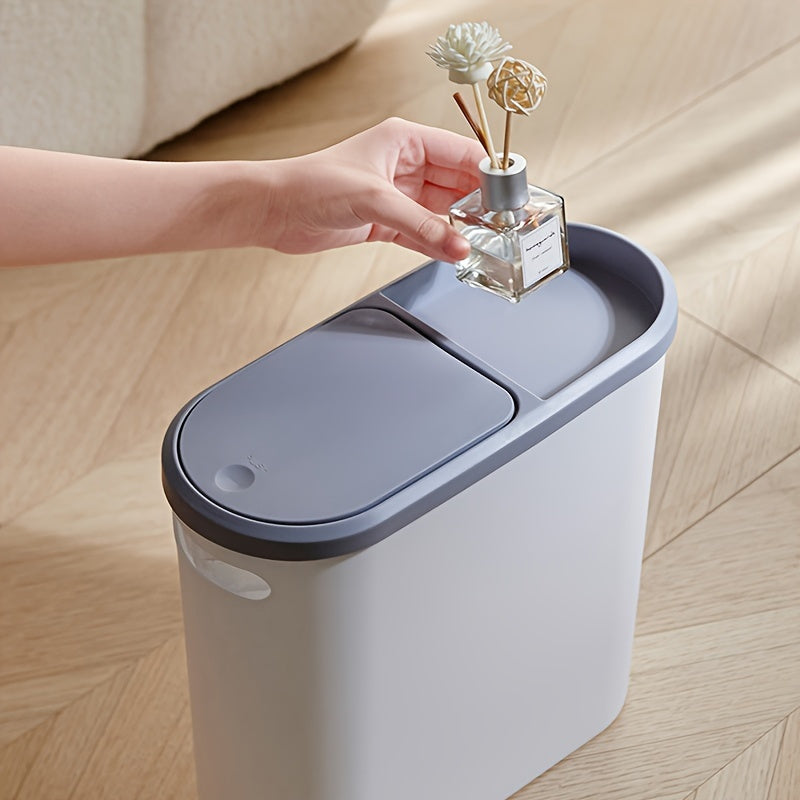 1pc Bathroom Trash Can