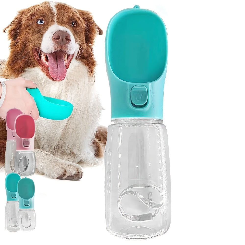 Travel-Ready Dog Water Bottle: Leak-Proof & Hygienic.