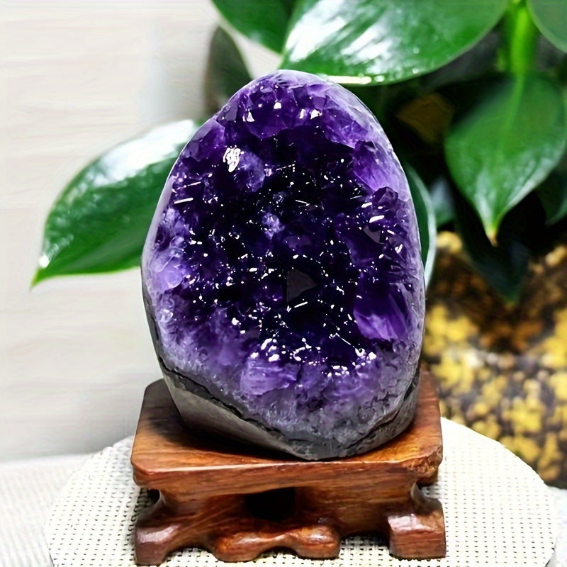 Natural Amethyst Cave Ornaments, For Home Furnishings Desk Decor