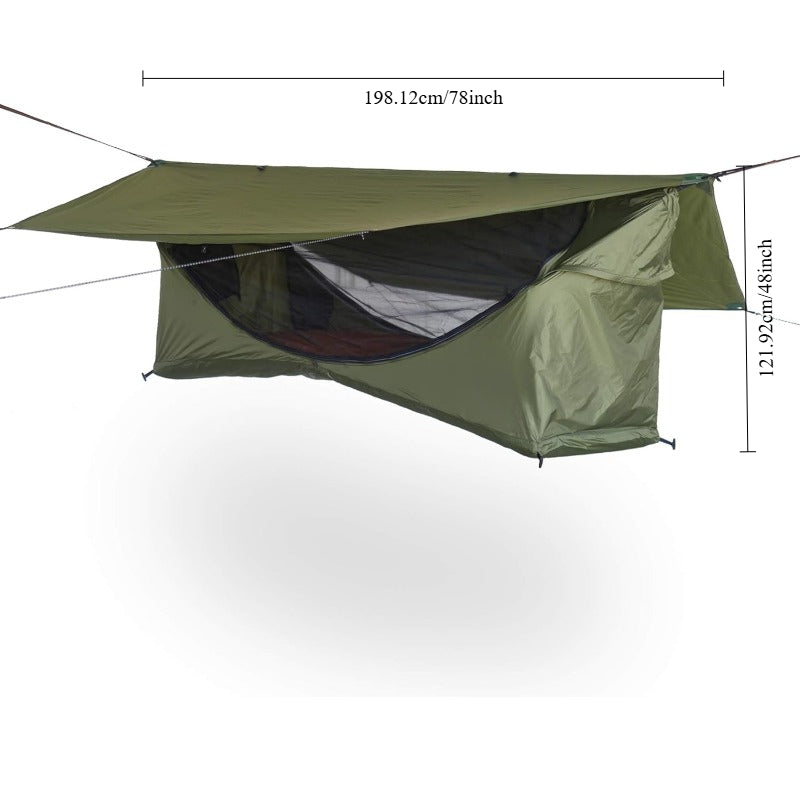 Lay Flat Hammock Tent with Mosquito Net