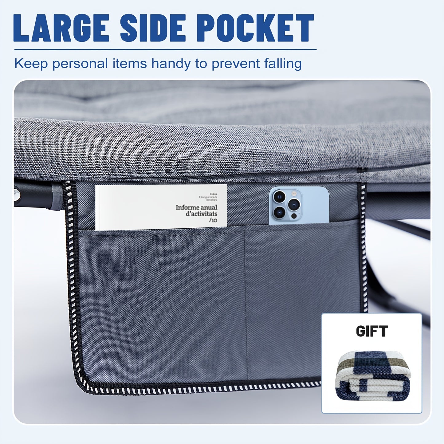 1pc Portable Folding Bed