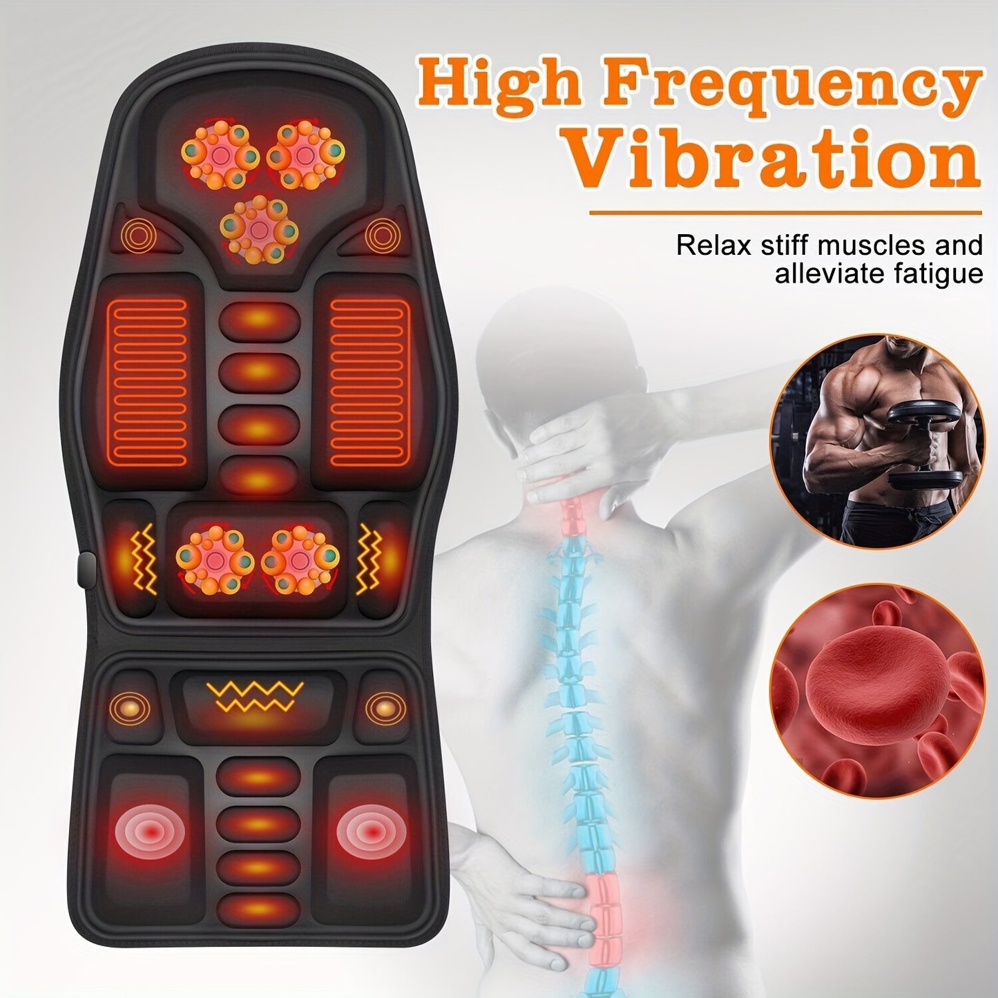 Electric Massage Cushion Cervical Back Massager