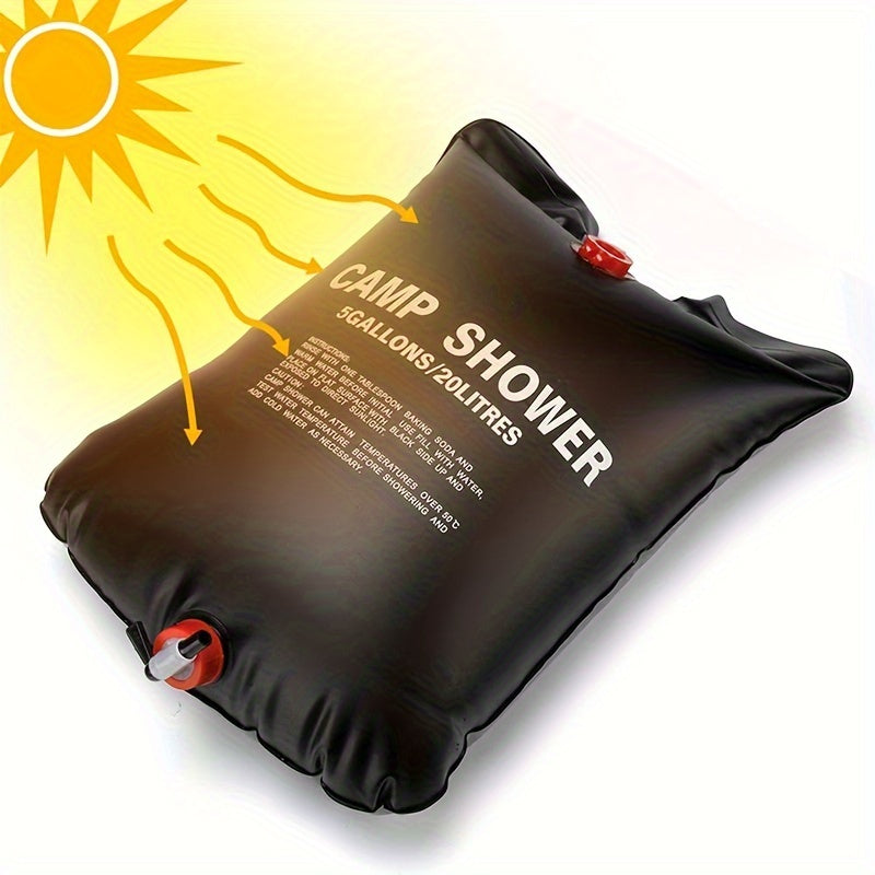 5.28gal Portable Camping Shower Bag