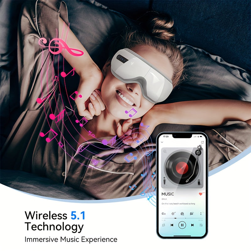 New Eye Massager with Heat and Cooling Function for Dry Eyes Care