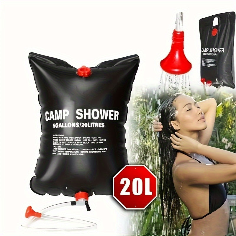 5.28gal Portable Camping Shower Bag