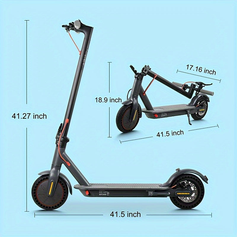 Portable Folding Commuting Electric Scooter With Dual Braking System