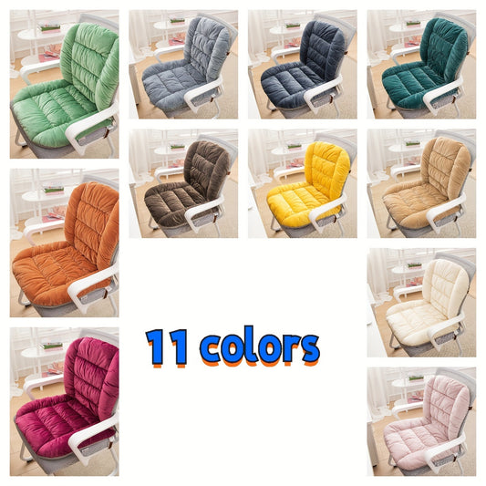 Glam Style Thick Chair Cushion Sofa Comfort Seat Pad with Lumbar Support