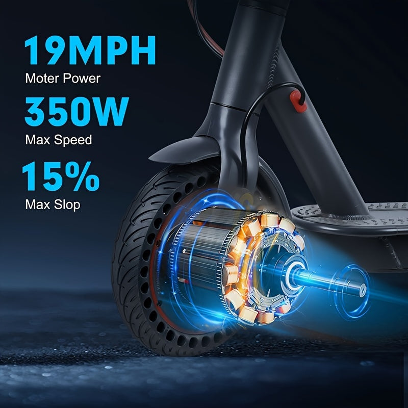 Portable Folding Commuting Electric Scooter With Dual Braking System