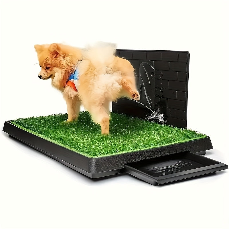 25" X 20" Dog Grass Pad Indoor Potty With Collection Tray