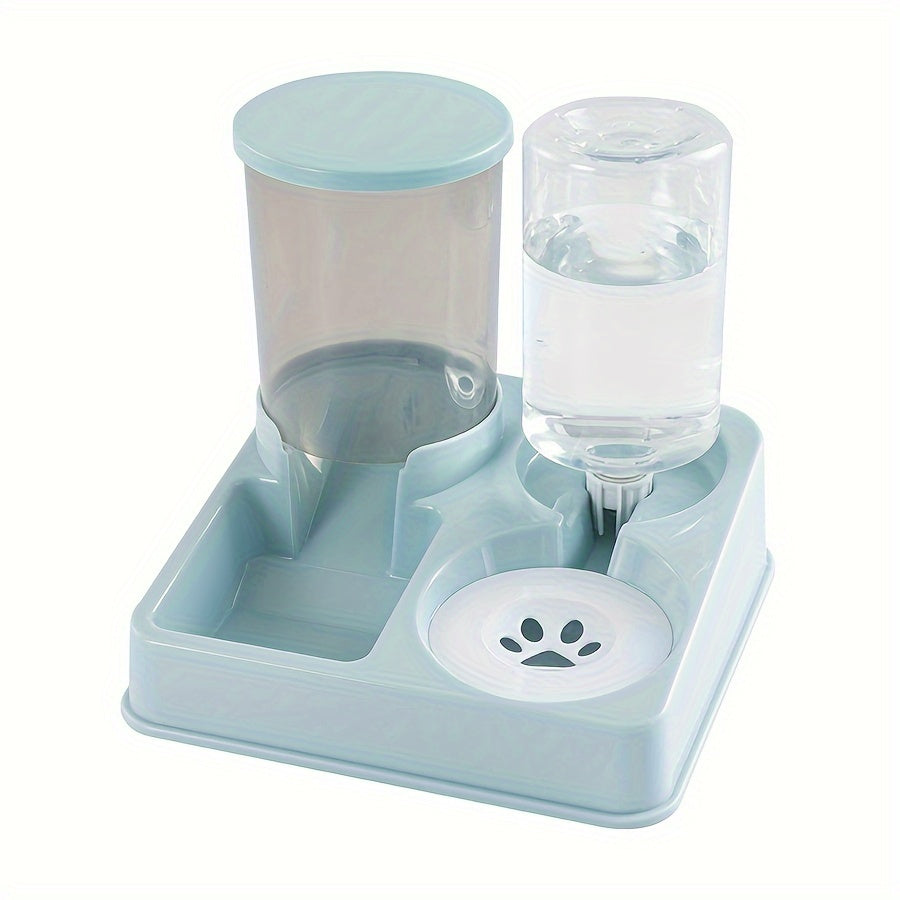 2-in-1 Automatic Pet Feeder and Waterer Set