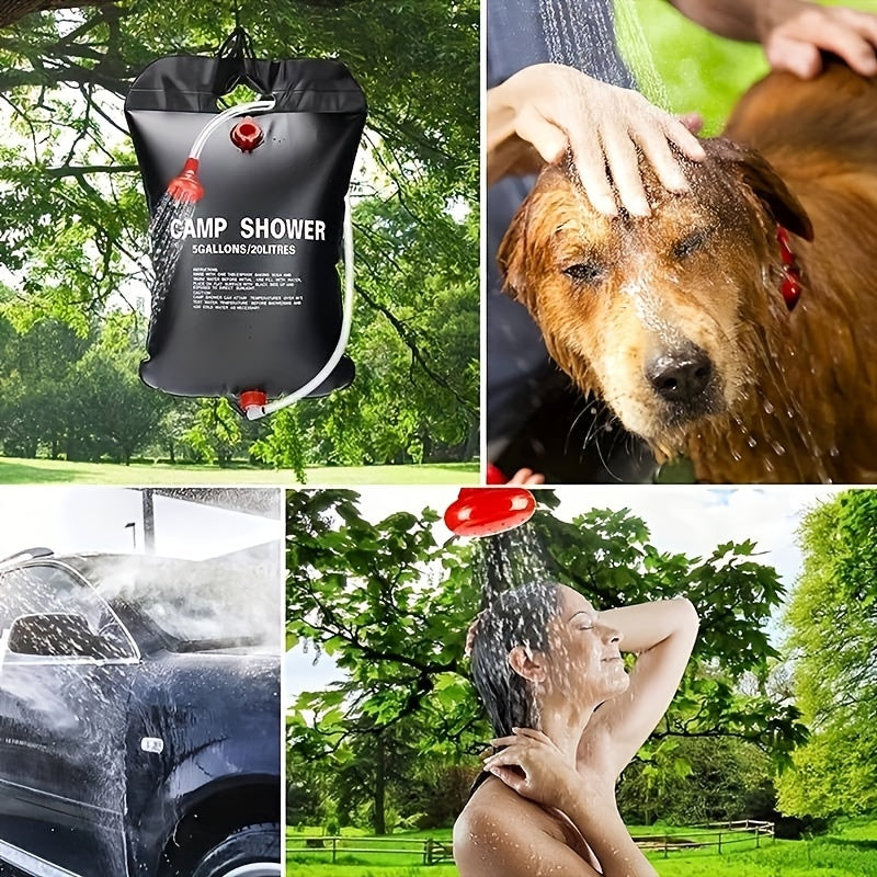 5.28gal Portable Camping Shower Bag