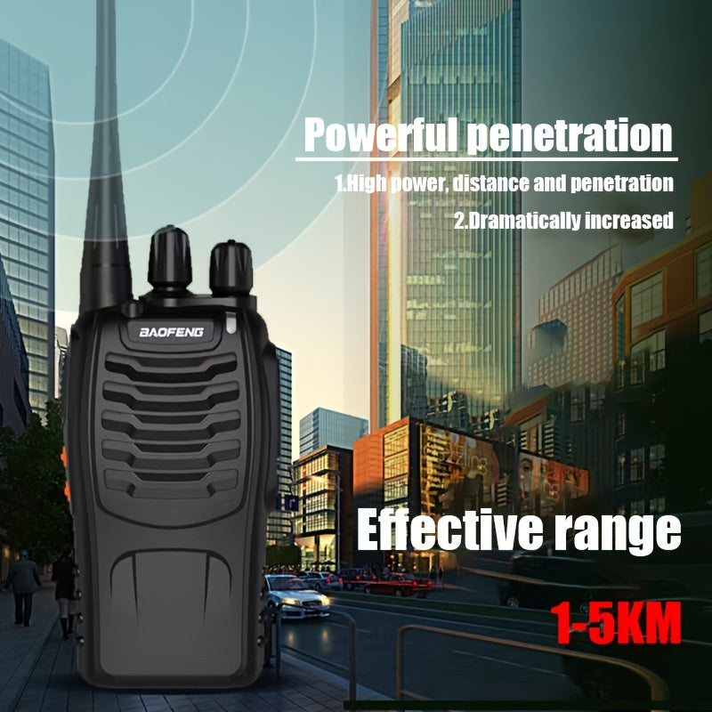 4pcs Walkie Talkie, 4 Pack Portable 2 Way Radios