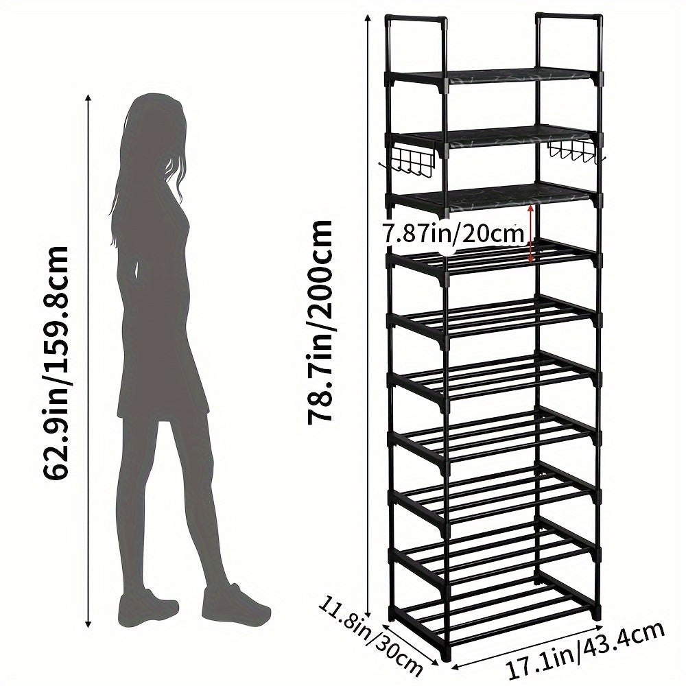 Superlele 10-Tiers Adjustable Kitchen Shelves