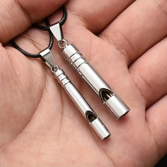 2pcs Titanium Alloy Emergency Whistles