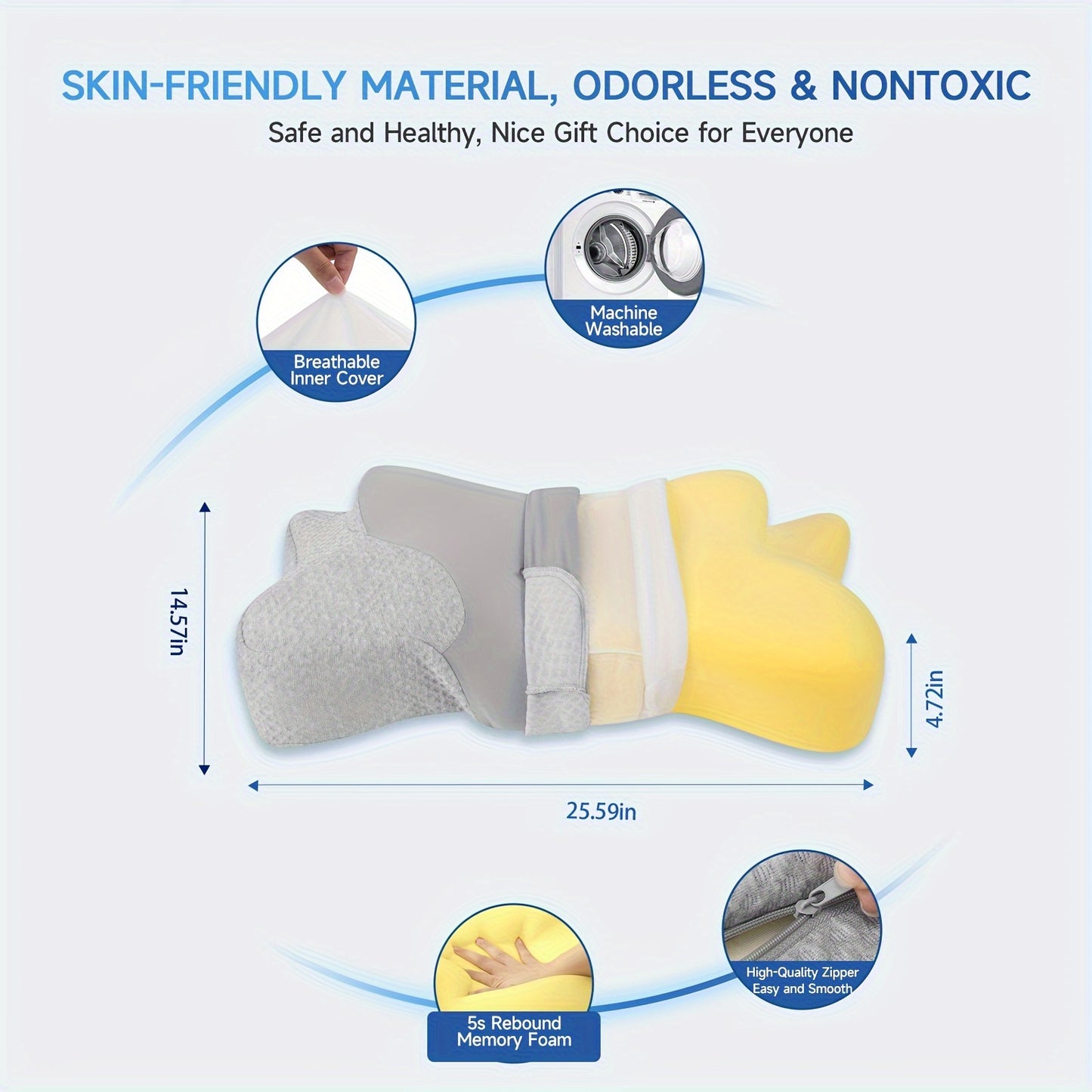 Cervical Pillow For Neck Pain Relief