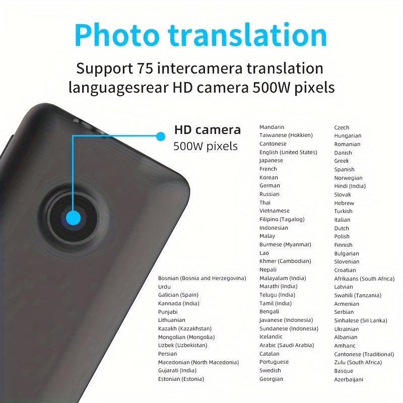 138 Languages Real-Time Portable Voice Translator