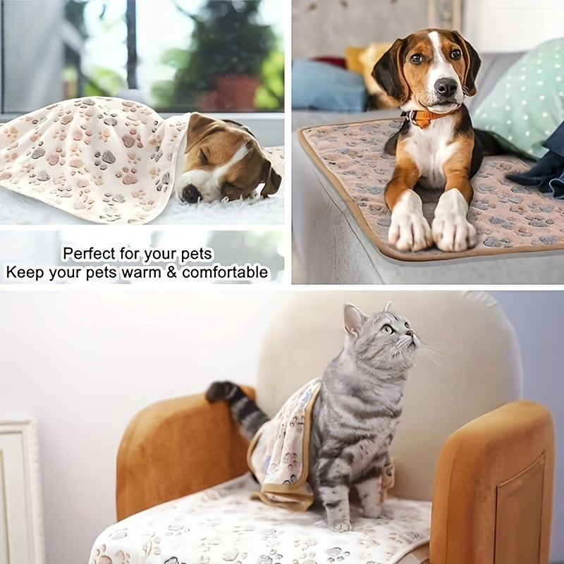 3-Pack Pet Blankets for Dogs & Cats