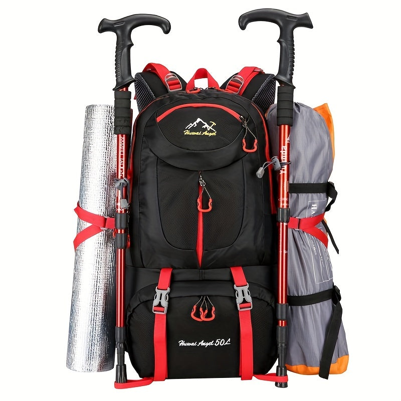 1pc 13.21gal Large Capacity Waterproof Mountaineering Bag,