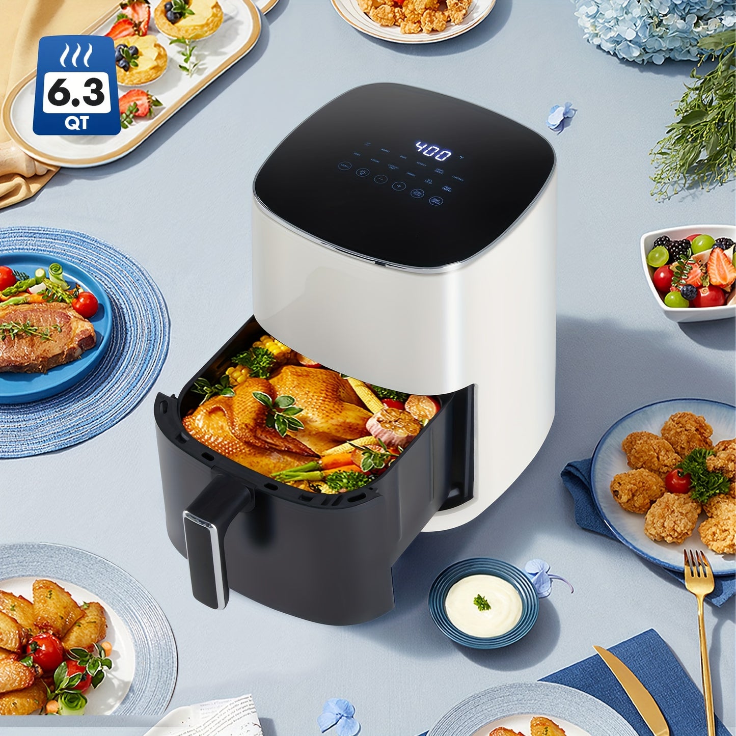 6 Qt Nonstick Air Fryer Oven