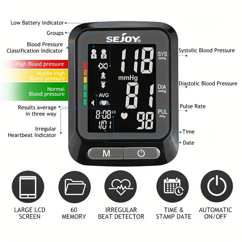 Large Automatic Digital Blood Pressure Monitor Machine