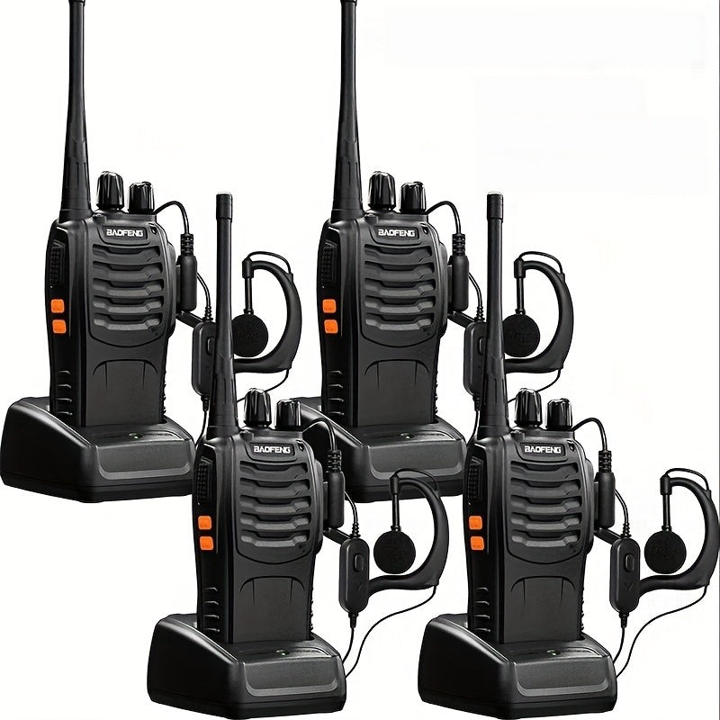 4pcs Walkie Talkie, 4 Pack Portable 2 Way Radios