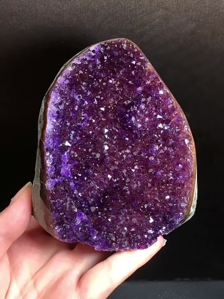 Natural Amethyst Cave Ornaments, For Home Furnishings Desk Decor