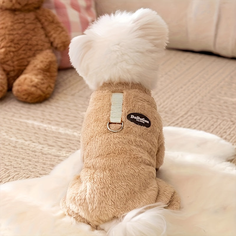 Small to XXL Cozy Velvet Dog Pajamas -