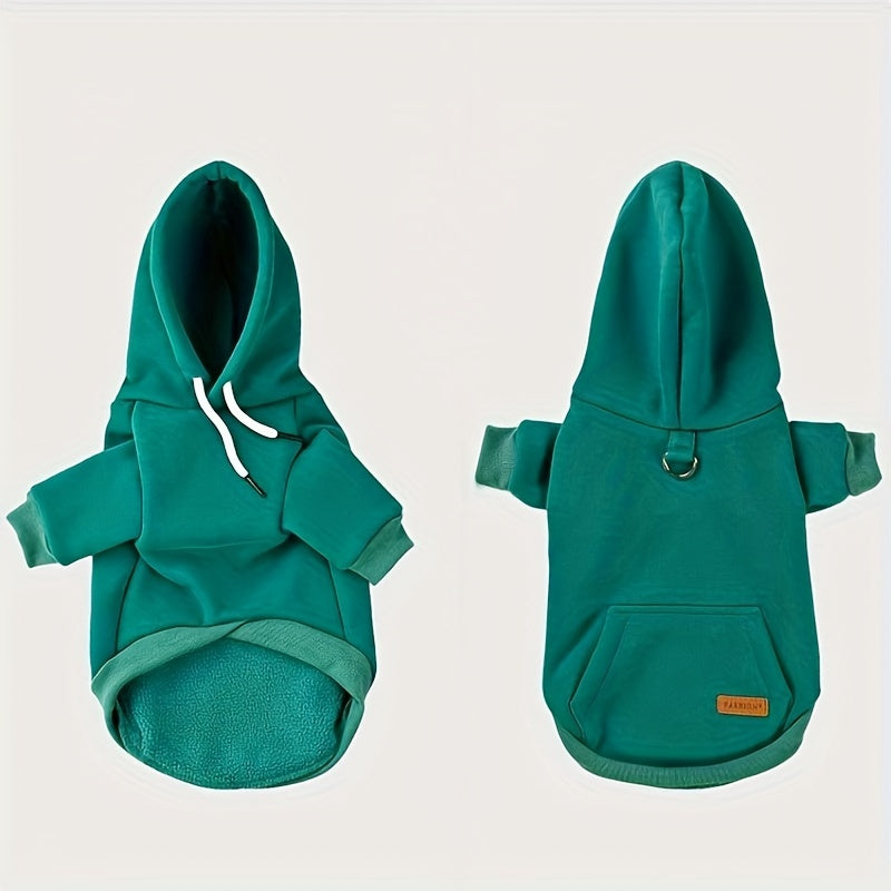 New Dog Hoodie, Pet Sweatshirt With Pocket In The Back, For Small Dogs