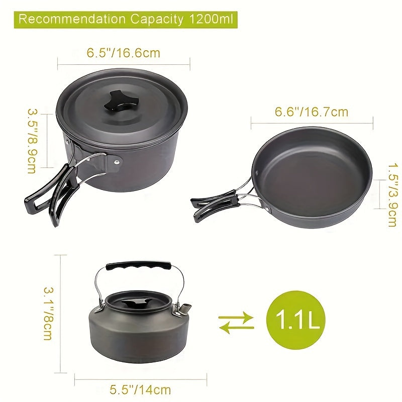 Aluminum Alloy Camping Cookware Set