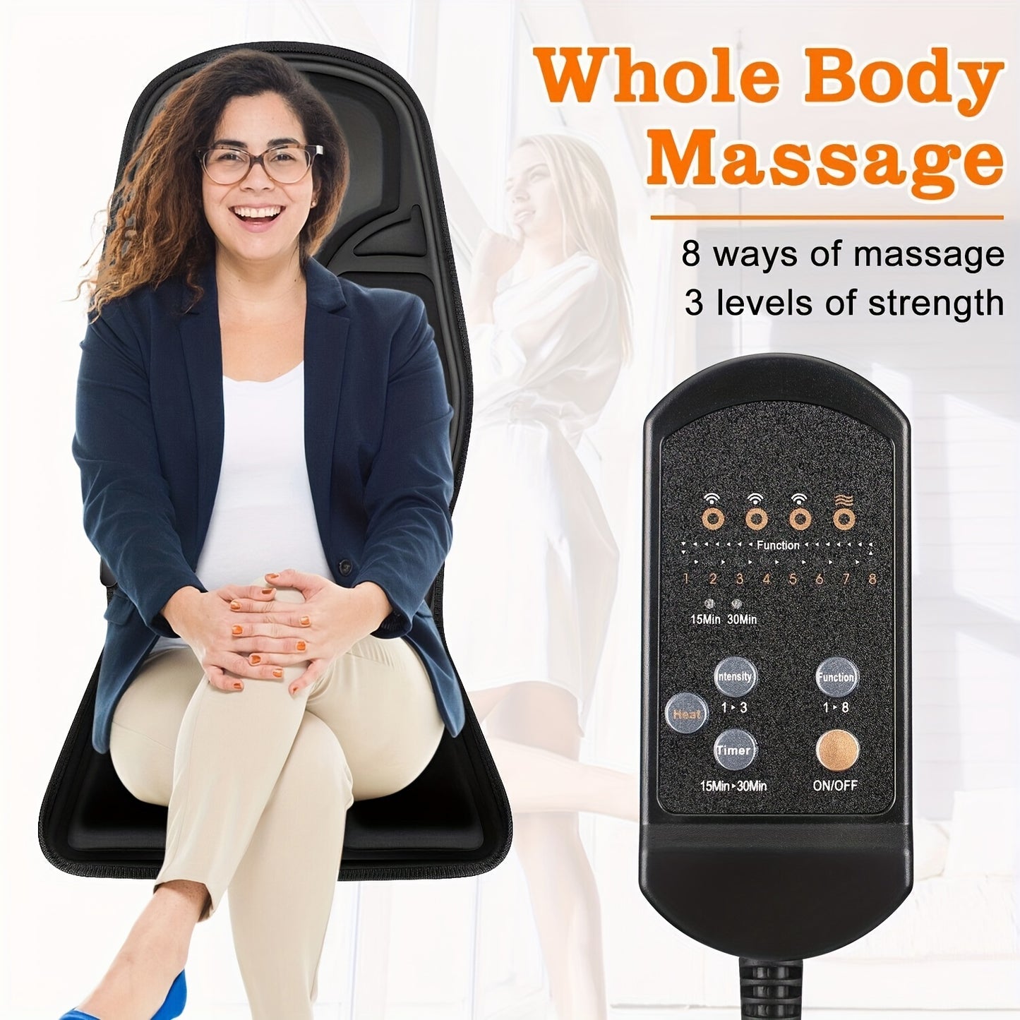 Electric Massage Cushion Cervical Back Massager