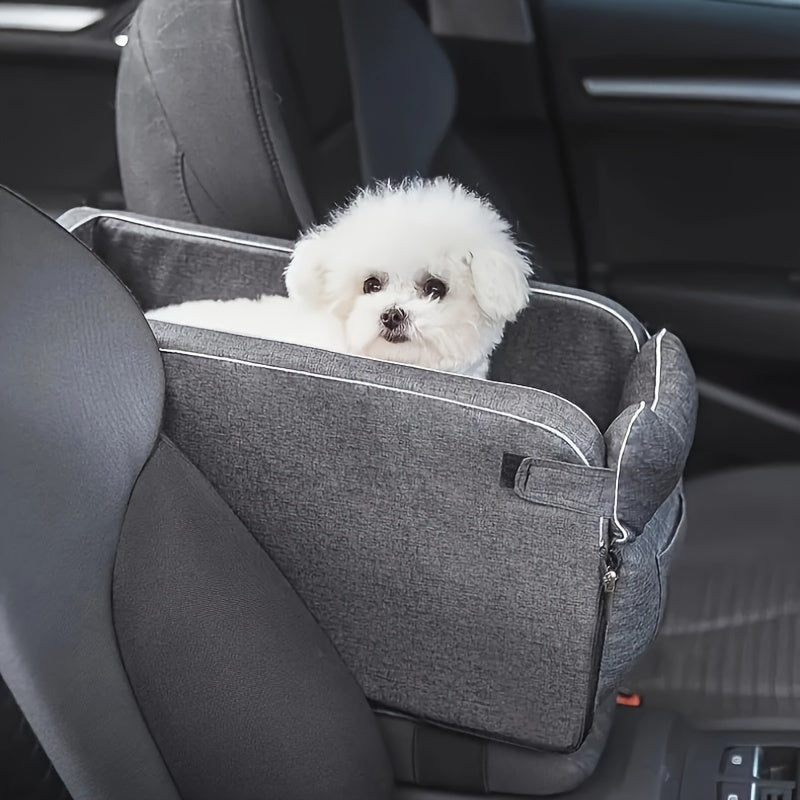 Cozy Cotton Front Row Booster Pet Car Seat