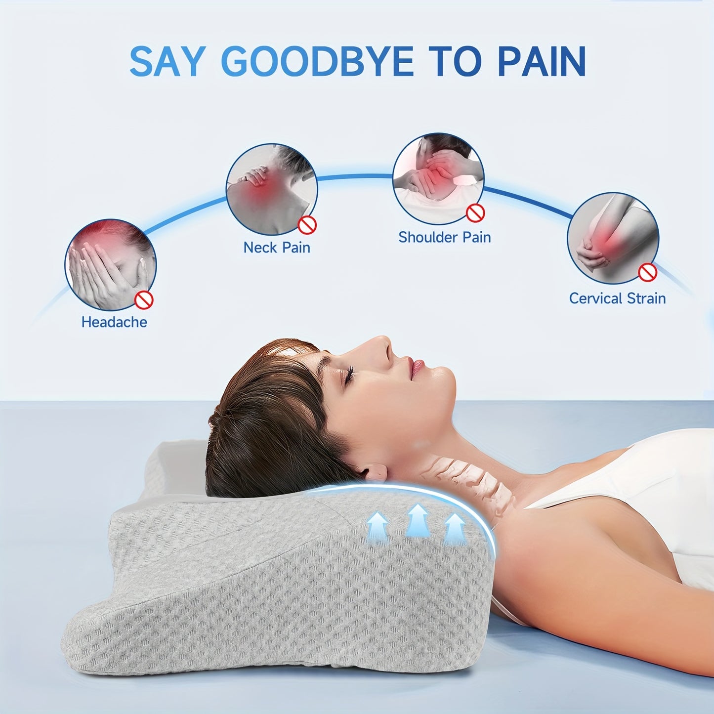 Cervical Pillow For Neck Pain Relief