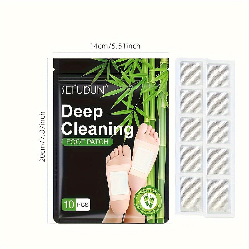 90pcs Bamboo Vinegar Deep Cleansing Foot Patches,